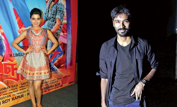 Samantha and Dhanush Samantha and Dhanush